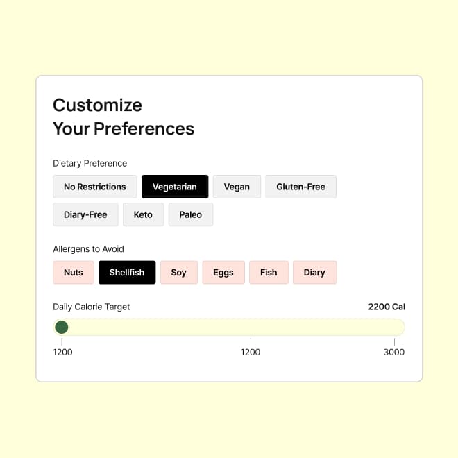 App Screen — Onboarding